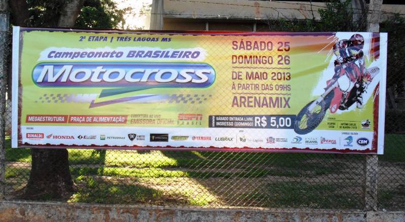 Três Lagoas já está no clima do Campeonato Brasileiro de Motocross