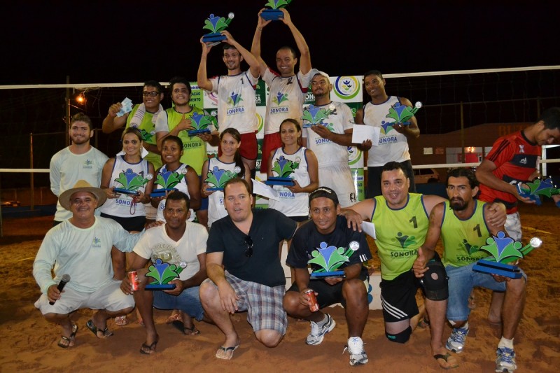 1ª Jogos de Areia movimentou Sonora no domingo, confira os campeões