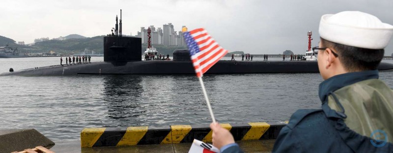 EUA enviam agora submarino nuclear à península da Coreia