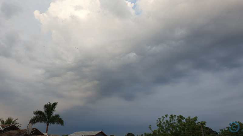 MS está em alerta para chuva com granizo e ventos de até 100 km por hora